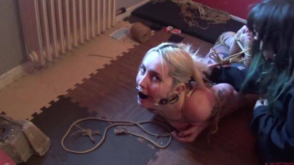 Spanish Girl Hogtied Super Tight - upornia.com - Spain on gratiscinema.com