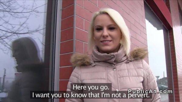 Blonde Czech Babe Banged In Public From Behind - hclips.com - Czech Republic on gratiscinema.com