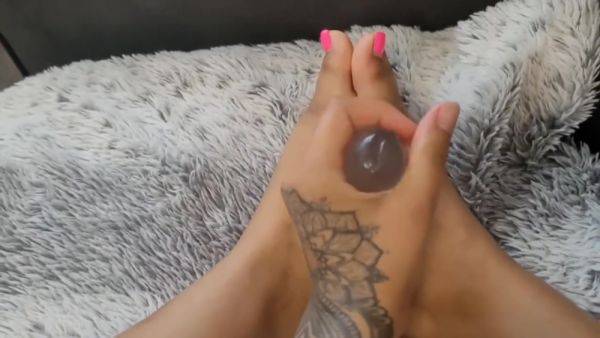 Would You Like To See My Hot Feet And How I Have The Cock Between Them? - upornia.com on gratiscinema.com