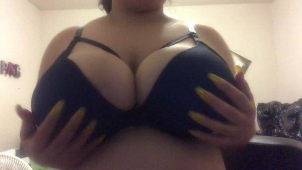 Missbustylatina - Blue Bra Play - hclips.com on gratiscinema.com