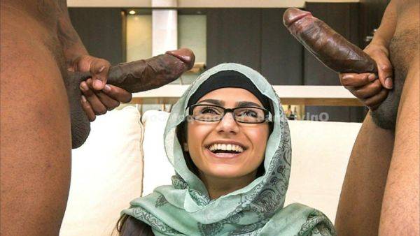 Arab whore Mia Khalifa's First Monster Cock Threesome - interracial hardcore - xtits.com on gratiscinema.com