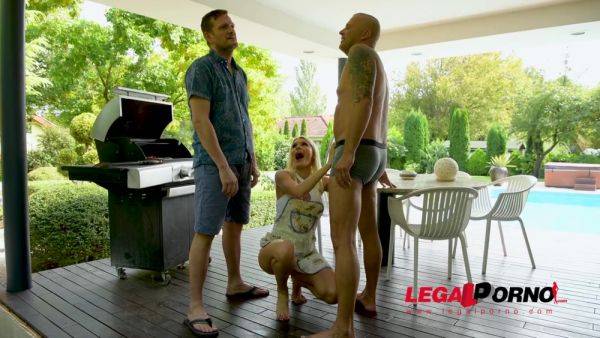 BBQ turns into hardcore threesome fucking with Kitana Lure riding 2 dicks GP411 - PornWorld - hotmovs.com - Russia on gratiscinema.com