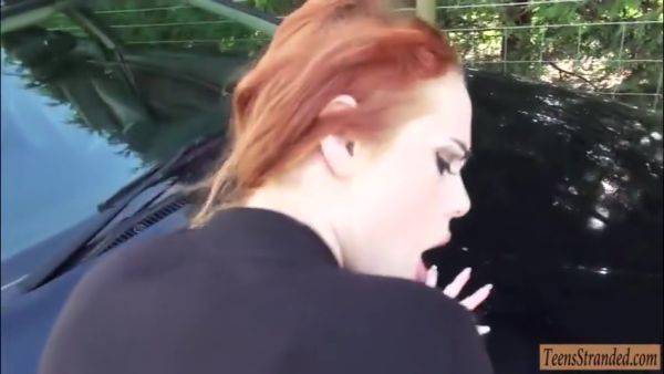 Pretty Redhead Public Sex In Countryside - Ella Hughes - videomanysex.com on gratiscinema.com