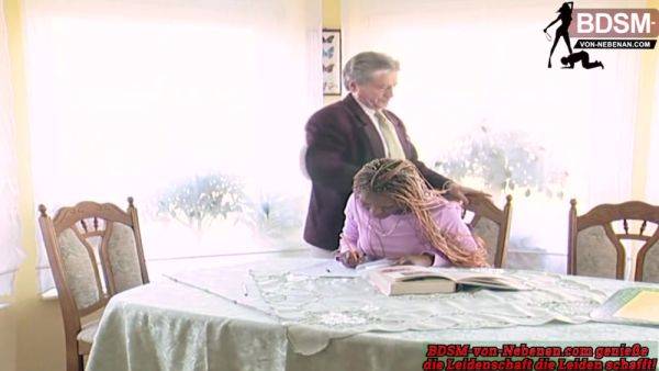 Old white Teacher punish and Spank black german teen - hotmovs.com - Germany on gratiscinema.com