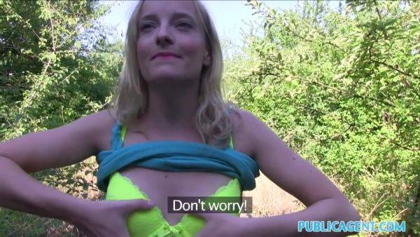 Cute Blondie Getting Banged Outdoors In The Sunshine - Dirty Diana - hclips.com - Czech Republic on gratiscinema.com