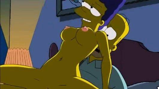 Homer and Marge fucking in the Night - FamousToonsFacial - drtuber.com on gratiscinema.com