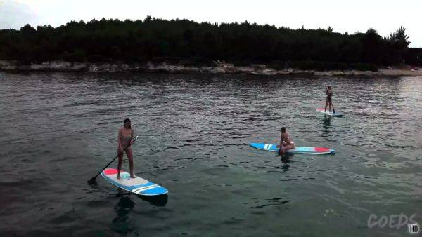 Paddle Boarding And Sunbathing Babes On Vacation Miss Pussycat With Rebeka Ruby Adriana And Sammy - hotmovs.com on gratiscinema.com