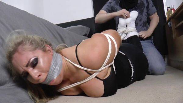 Kellie tied up and gagged - upornia.com - Britain on gratiscinema.com