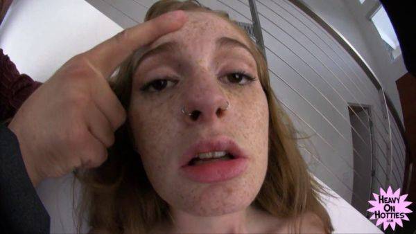 Freckled Freak Faye Reagan gets tied up and spit-roasted in hardcore bondage - sexu.com on gratiscinema.com