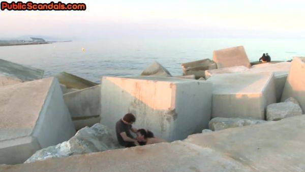 BDSM public slut deepthroats cock outdoor in front voyeurs - hotmovs.com on gratiscinema.com