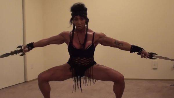 Marital Arts Female Bodybuilder Could Slice And Dice You, Kick Your Ass! - hclips.com on gratiscinema.com