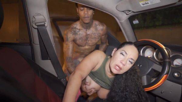 A Personal Favorite Of Mine - tattooed ghetto ebony mom fucked outdoors in car - big black tits - xtits.com on gratiscinema.com