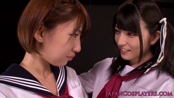 Kinky Miyanaga and Hisa Takei indulge in some hot lesbian action at Kiyosu - sexu.com - Japan on gratiscinema.com