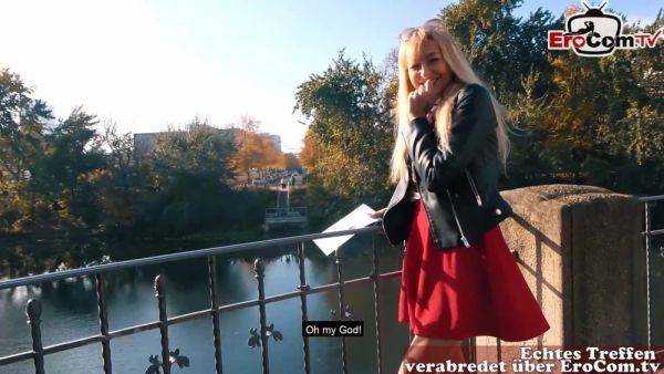 Real German Blind Date on Street with german skinny Milf - txxx.com - Germany on gratiscinema.com