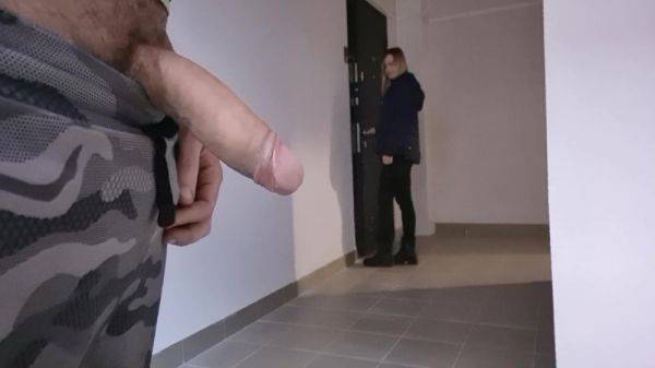 A Man Showed A Dick To His New Beautiful Neighbor, He Jerks Off A Dick In Front Of Her, She Is Excited In Shock And Wants To Touch His Big Dick And Masturbate Him 5 Min - hclips.com - France on gratiscinema.com