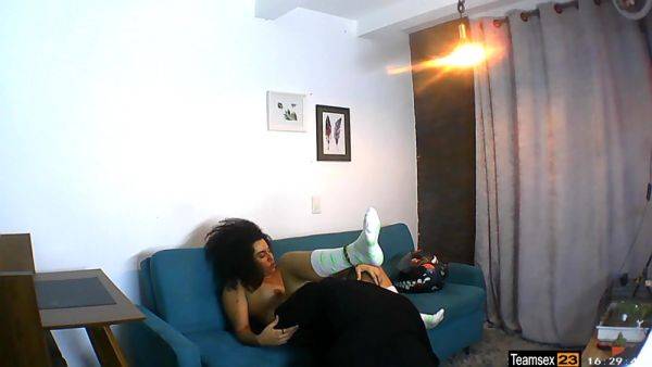 Le Abri Puerta Al Domiciliario Estando Desnuda Y Hago Que Me Coma La Vagina Creamy Pussy - hclips.com on gratiscinema.com