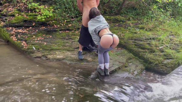 Hot Hiker Gets Fucked In The Woods By The River! - desi-porntube.com - India on gratiscinema.com