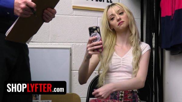 Cecelia Taylor - Pretty Blonde Suspect Detained For Strip Search In The Backroom - videohdzog.com - Usa on gratiscinema.com