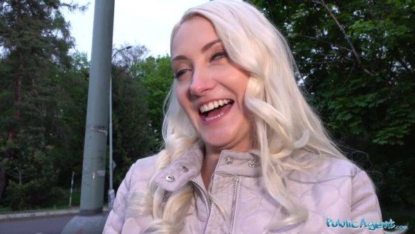 Helena Moeller, a busty blonde MILF, craves for a big Czech dick in public POV - sexu.com - Czech Republic on gratiscinema.com