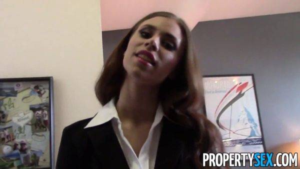 Anya Olsen's first time fucking her client: POV property sex with a hot brunette - sexu.com on gratiscinema.com