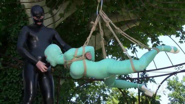 Latex-Clad MILF's Outdoor Adventure - Big Tit Lucy - porntry.com on gratiscinema.com