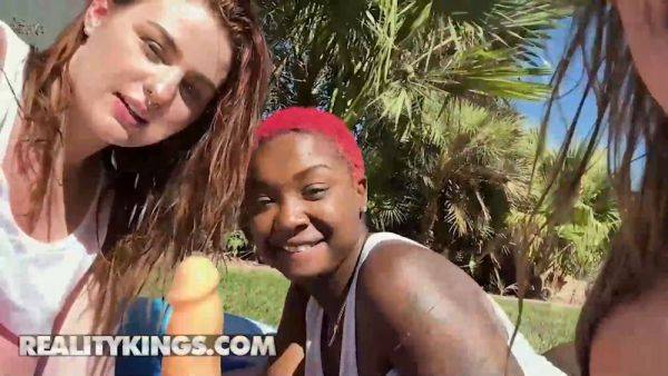 Reality Kings take on Deja Marie & Abigaiil in wild dildo orgy with natural tits bouncing - sexu.com on gratiscinema.com