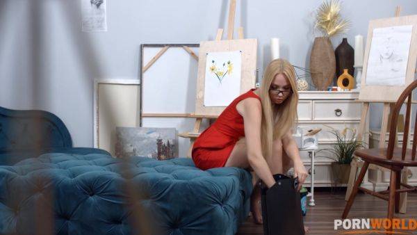 Sex Hungry Art Teacher Lissa Bon Ditches Class For DP Fucking From Students GP2478 - AnalVids - hotmovs.com - Russia on gratiscinema.com