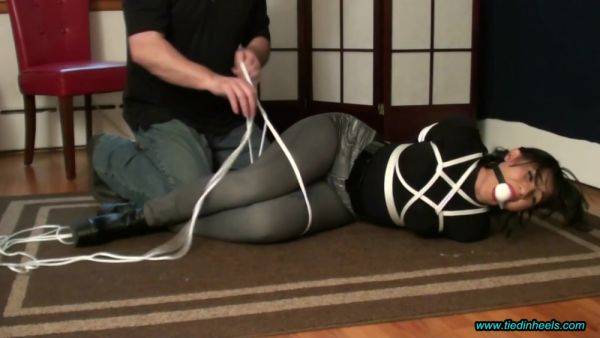 Sahrye Hogtied In Boots - Bondage Porn - hclips.com on gratiscinema.com