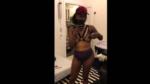 Stylish Black Girl In Lingerie - drtuber.com on gratiscinema.com