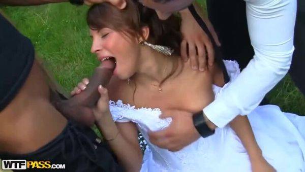 Post-Wedding Outdoor Adventure: Anal, Facial & DP with Sergei, Eric & Lupe Burnett - porntry.com on gratiscinema.com