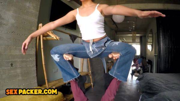 Cute Amateur Latina Hippy Stretched by Big Dick Yoga Treacher - Sex Packer - hotmovs.com on gratiscinema.com