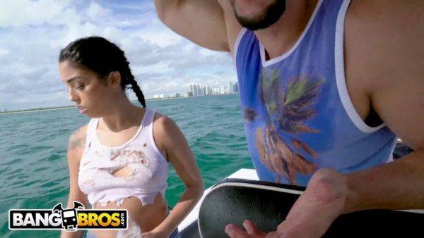 J Mac's hardcore Cuban rescue with Vanessa Sky off Miami coast - sexu.com - Cuba on gratiscinema.com