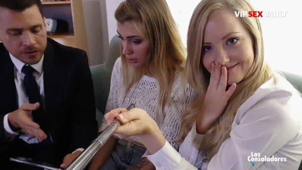 Amazing job interview with 2 blonde girls - anysex.com - Spain on gratiscinema.com