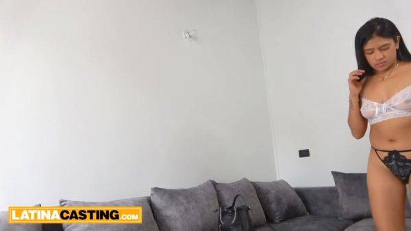 Latina Casting - Super Cute Colombian Ripped To Pieces By Her Agent - hotmovs.com - Colombia on gratiscinema.com