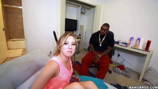 Blonde Amateur Sofie Carter and Rico Strong in Interracial Encounter - xxxfiles.com on gratiscinema.com