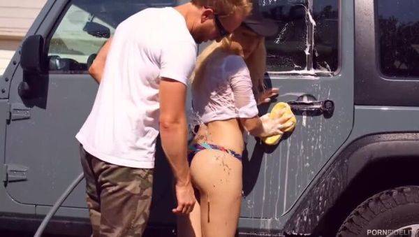 Goldie's Bubble Butt Car Wash - Creampie with Ryan Madison - veryfreeporn.com on gratiscinema.com