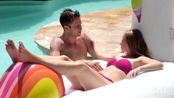 Young Lady Bug: Intense Poolside Boy-Girl Encounter - Hardcore, Gangbang, Foot Fetish, and Deepthroat Action - xxxfiles.com - Czech Republic on gratiscinema.com