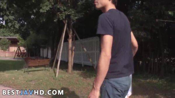 Japanese romping in outdoor with scorching Yuuka Kaede - upornia.com - Japan on gratiscinema.com