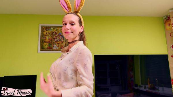 Cute Big Boobs Bunny Delivers Awesome Easter Blowjob - Sweet Minnie - hclips.com on gratiscinema.com