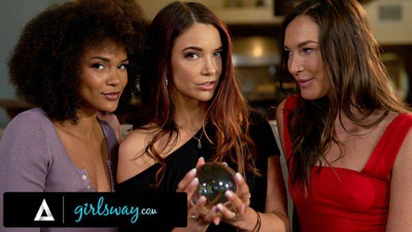 GIRLSWAY - Psychic Jayden Cole Tells Katrina Colt & Alina Ali Their Destiny Resides In A Threesome - txxx.com on gratiscinema.com