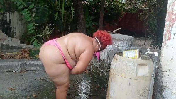 My Whore Stepmother Takes A Shower In The Patio - desi-porntube.com - India on gratiscinema.com