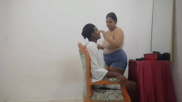 Hindi Sex In Stylist Seduces Her Client To Fuck Her And Receives All Her Cum - desi-porntube.com - India on gratiscinema.com