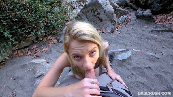 Cute blonde handles dick in priceless outdoor POV - xbabe.com on gratiscinema.com