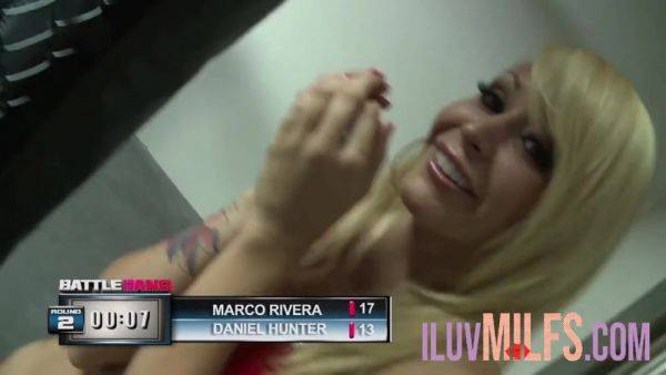 Tattooed blonde loves to fuck and suck big dick - hotmovs.com - Usa on gratiscinema.com