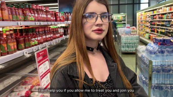 Redhead Student from a Supermarket Fucks and gets Facial - anysex.com on gratiscinema.com