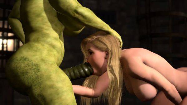 Futa orc with a huge dick fucks hard a sexy blonde slut - drtuber.com on gratiscinema.com