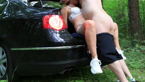 A Beauty Caught Masturbating Fucks A Stranger Right Next To The Car - hclips.com on gratiscinema.com