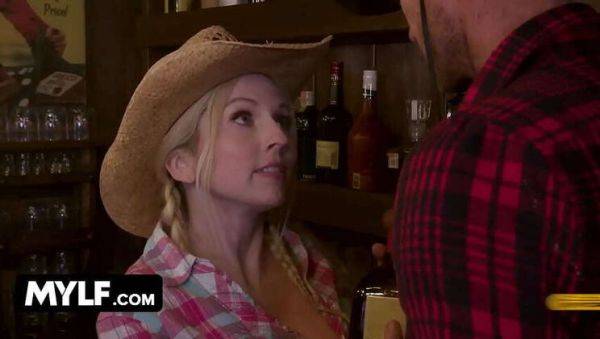 MILF Christie Stevens Rides Big-Cocked Cowboy in Saloon - Mylf Labs - veryfreeporn.com on gratiscinema.com