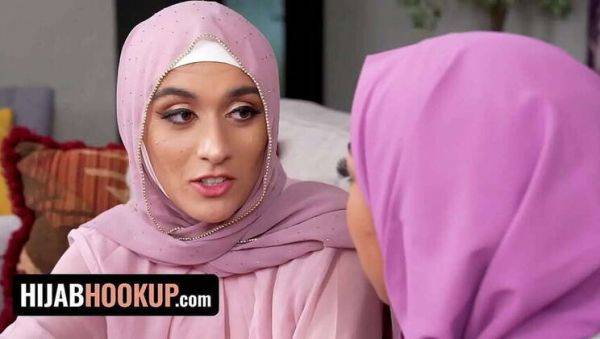Hijab-Wearing Stepsisters Malina and Aubry Give Their StepBrother a Naughty Surprise - Forbidden Encounter - veryfreeporn.com on gratiscinema.com