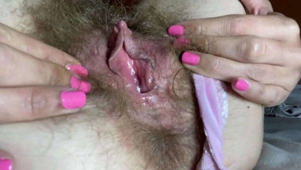 Amateur Blonde with Hairy Pussy and Big Clit Experiences Intense Orgasm - veryfreeporn.com on gratiscinema.com